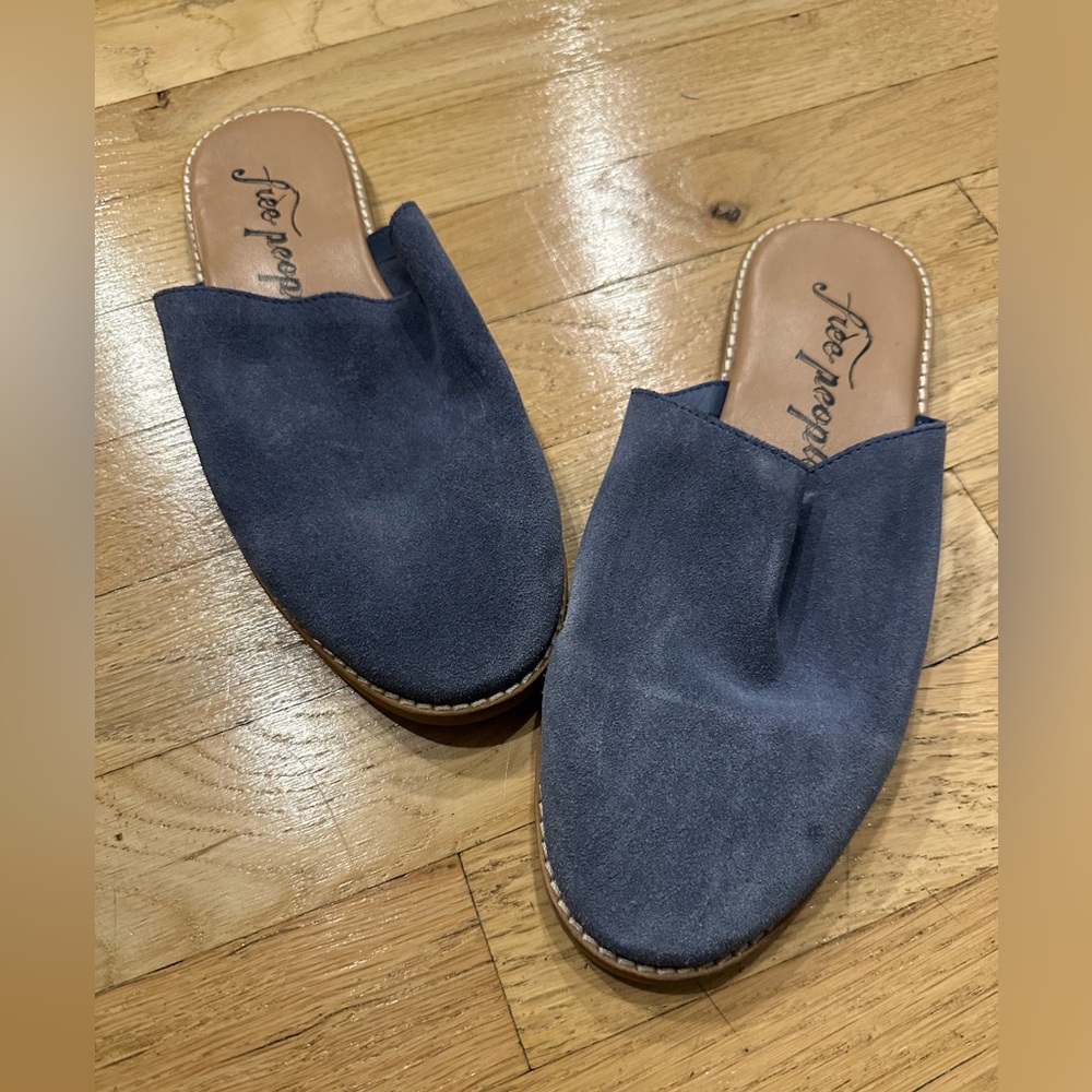 Free People Suede Mules